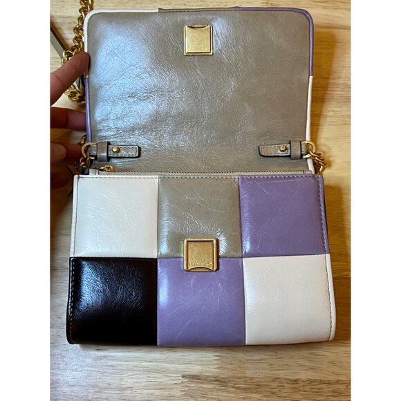 ✺✺ AUTHENTIC TORY BURCH Quilted Leather Patchwork Willa Handbag ✺ - Picture 9 of 13